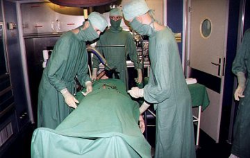 Salle d'op&eacute;ration du Colbert. (Damian Allard)